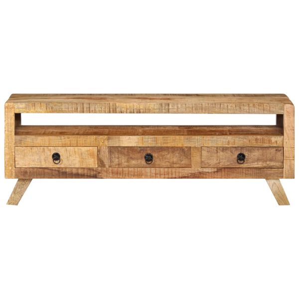 vidaXL TV Cabinet 110x30x40 cm Solid Mango Wood