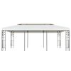vidaXL Gazebo with Double Roof White 6x3 m Steel