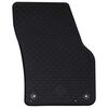 vidaXL Car Mat 4 pcs Black VW TIGUAN TDI Rubber