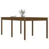 vidaXL Garden Table Honey Brown 203.5x100x76 cm Solid Wood Pine