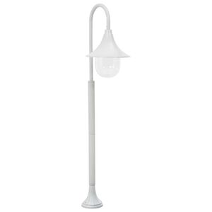 vidaXL Garden Post Light E27 120 cm Aluminium White