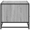 vidaXL Coffee Table Grey Sonoma 100x50x45 cm Engineered Wood and Metal