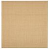 vidaXL Rug Natural Sisal 100x100 cm