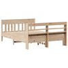 vidaXL Bed Frame without Mattress 140x190 cm Solid Wood Pine
