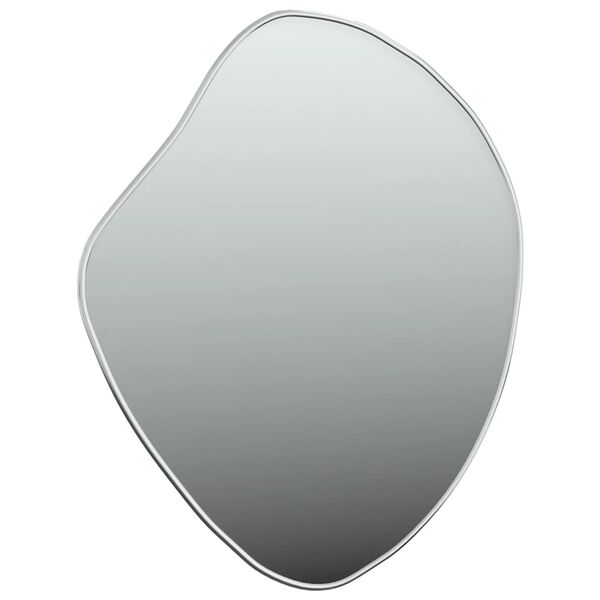vidaXL Wall Mirror Silver 60x50 cm