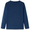 Kids' T-shirt with Long Sleeves Navy Blue 128