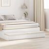 vidaXL Bed Drawers White 150 x 36.5 x 16.5 cm Engineered Wood