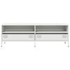vidaXL TV Cabinet White 135x39x43.5 cm Cold-rolled Steel