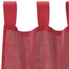vidaXL Voile Curtains with Loops 2 pcs Wine Red 140x225 cm