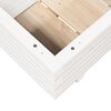vidaXL Garden Planter White 90x40x26.5 cm Solid Wood Pine