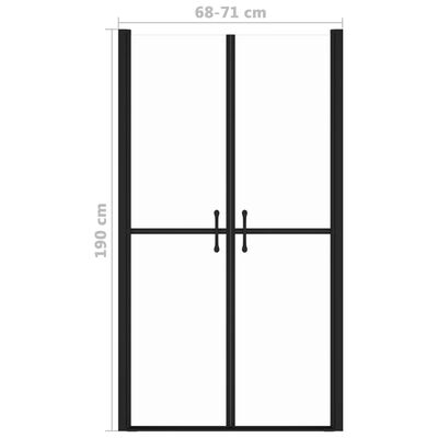 vidaXL Shower Door Clear ESG (68-71)x190 cm