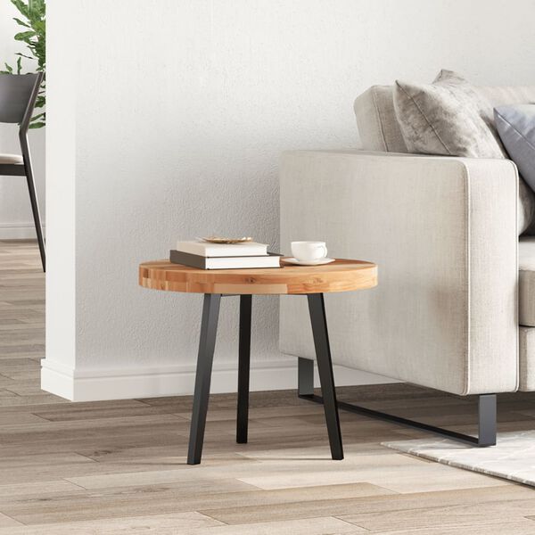 vidaXL Table Top Round &Oslash;50x4 cm Solid Wood Acacia