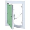 vidaXL Access Panel Green and Silver 25 x 30 cm