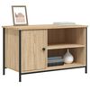 vidaXL TV Cabinet Sonoma Oak 80x40x50 cm Engineered Wood
