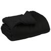 vidaXL Winter Duvet Quilted Black 155 x 200 cm Microfiber
