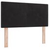 vidaXL Headboard with Headboard Black 80 cm Faux Leather