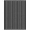 vidaXL Doormat Black 80 x 120 cm Polypropylene