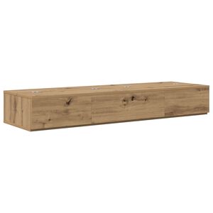 vidaXL Studio Desk Artisan Oak 152 x 40 x 19.5 cm Engineered Wood