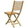 vidaXL Folding Garden Chairs 6 pcs 43x54x88 cm Bamboo