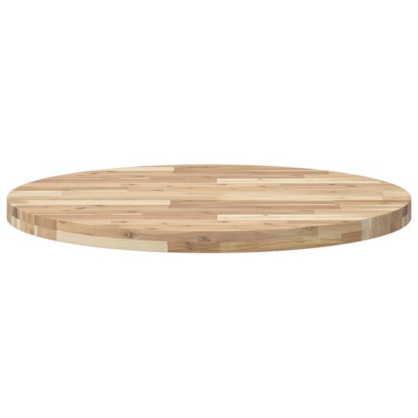 vidaXL Table Top Round &Oslash;80x4 cm Solid Wood Acacia