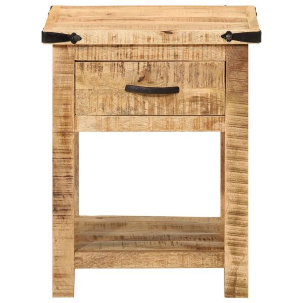 vidaXL Bedside Cabinet 40x40x50 cm Solid Wood Mango