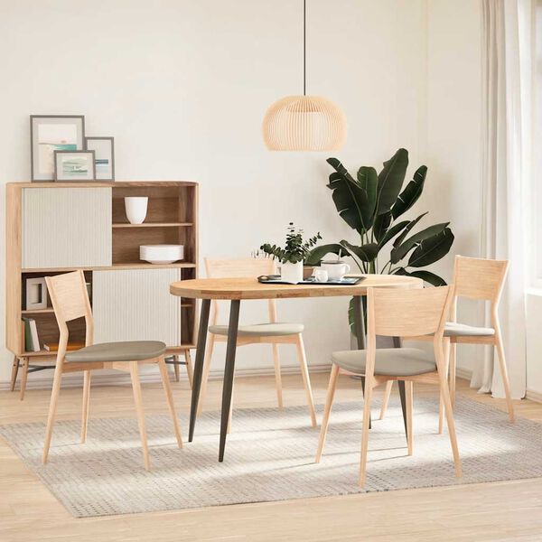 vidaXL Console Table Legs Conical Shape 4 pcs Natural Steel 72-73 cm Steel