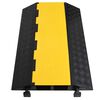 vidaXL Cable Protector Ramp with 2 Channels 90 cm Rubber