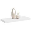 vidaXL Floating Wall Shelf White 60x23.5x3.8 cm MDF