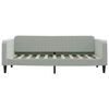 vidaXL Day Bed without Mattress Light Grey 90x190 cm Single Velvet