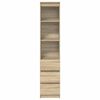 vidaXL Highboard Sonoma Oak 37.5x35x180 cm Engineered Wood