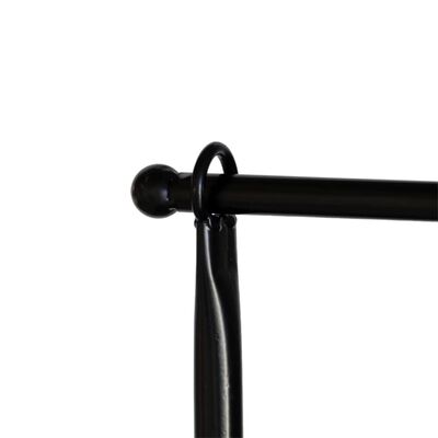Esschert Design Decorative Table Rod with Clamp Black