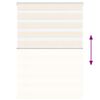 vidaXL Zebra Blind Marble Beige 95x100 cm Fabric Width 90.9 cm Polyester