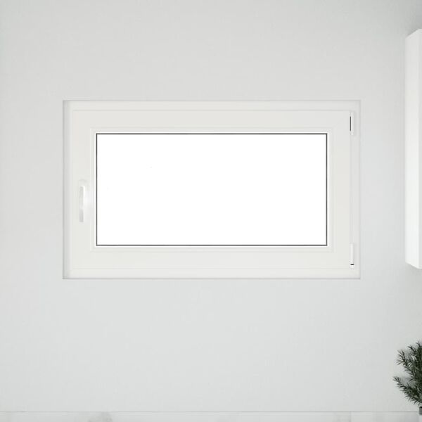 vidaXL Basement Window "RISOR" 100x60 cm Tilt&Turn DIN Right Anthracite