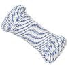 vidaXL Multipurpose Utility Rope 4 mm 50 m White and Blue PP