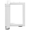 vidaXL Coffee Table Legs T-Shaped&nbsp;2 pcs White 30x25x(30-31) cm Steel