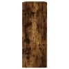 vidaXL Wall Mounted Cabinet Smoked Oak 69.5x34x90 cm Engineered Wood