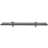 vidaXL Floating Shelves 2 pcs Glass 50x10 cm 8 mm