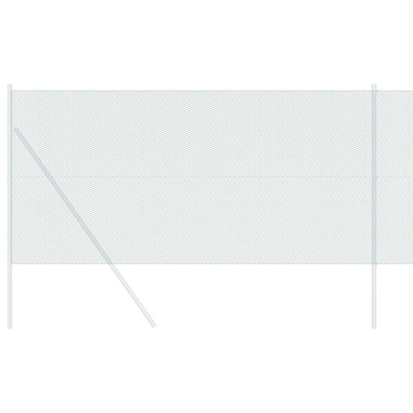 vidaXL Hexagon Fence Green 1 x 50 m Steel