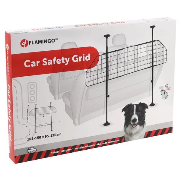 FLAMINGO Adjustable Dog Car Safety Grid Hula