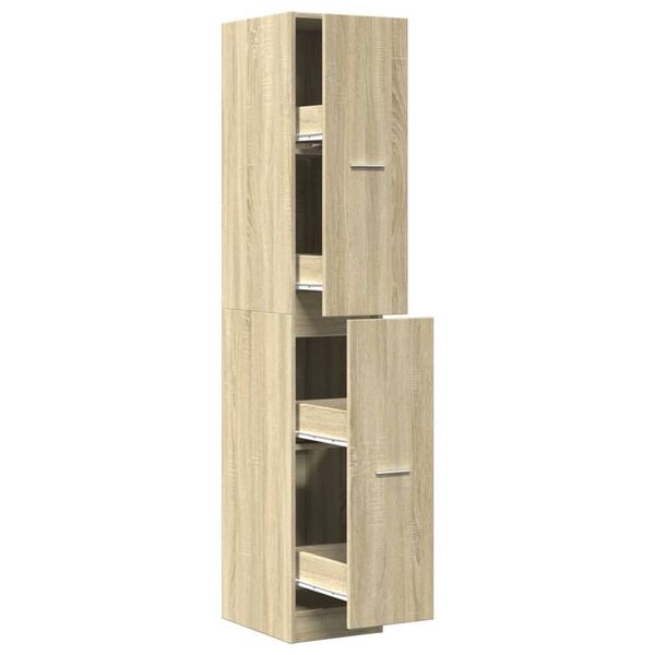 vidaXL Apothecary Cabinet&nbsp;Sonoma Oak 30x41x174.5 cm Engineered Wood