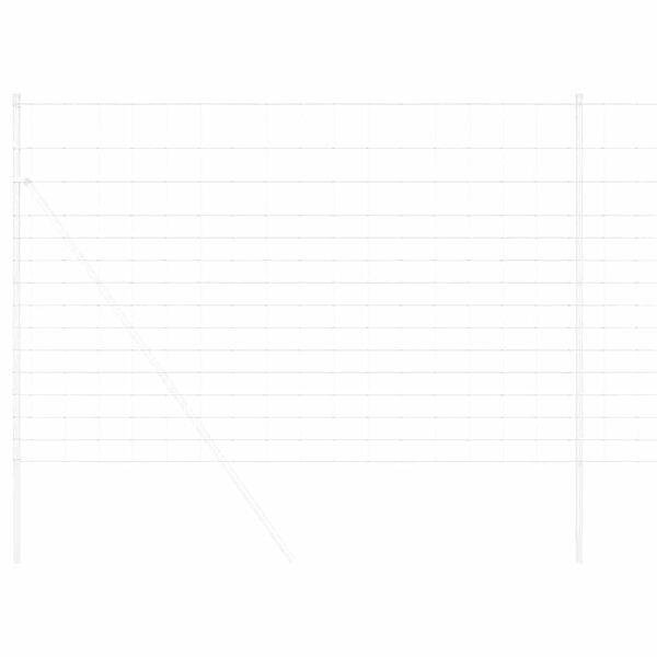 vidaXL Wild Fence Hot Dip Galvanized 1000 x 160 x 0.18 cm Iron
