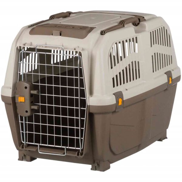 TRIXIE Pet Transport Box Skudo M Taupe