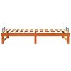vidaXL Bed Frame Brown 90 x 200 cm Solid Pine Wood