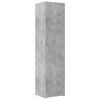 vidaXL Slim Storage Cabinet Concrete Grey 45x42.5x225 cm Engineered Wood