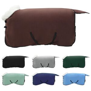 vidaXL Horse Blanket Full Dark Brown 95 cm Polar fleece