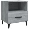 vidaXL Bedside Cabinets 2 pcs Grey Sonoma Engineered Wood
