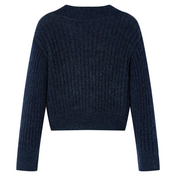 Kids' Cardigan Knitted Navy 104