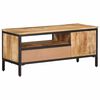 vidaXL TV Cabinet 90x35x40 cm Solid Rough Wood Mango