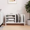 vidaXL Record Cabinet White 78.5 x 35 x 45 cm Engineered Wood