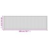 vidaXL Rug Rectangular Dark Brown60x200 cm Bamboo